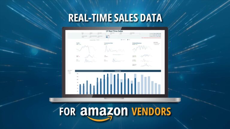 real time sales data for amazon vendors who are looking for more.