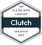 Top BI & Big Data Company - Clutch San Diego 2023